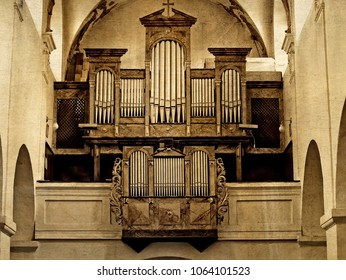 Old church organ