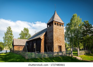 Old Church In Sarna, Dalarna, Sweden