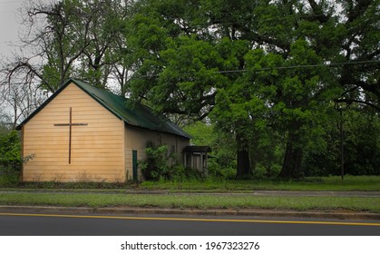 An Old Church In The Woods In Havana, Florida