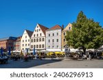 Old city of Amberg in der Oberpfalz, Germany 