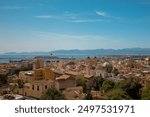 The old city of Cagliari, Sardinia, Italy