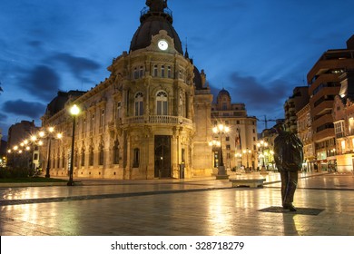 Old City Cartagena At Night