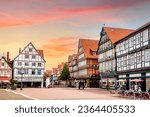 Old city of Celle, Lower Saxony, Germany 