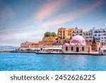 Old city of Chania, Island Crete, Greece 