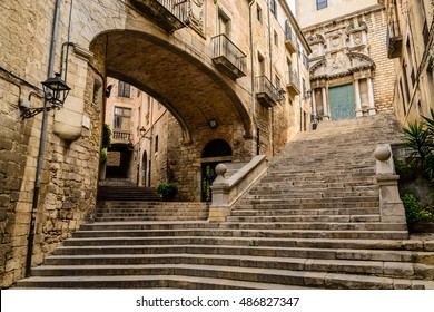 The Old City Of Girona, Spain