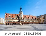 Old city hall and market, Leipzig, Saxony, Germany 