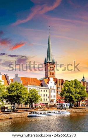 Old city of Luebeck, Schleswig Holstein, Germany 