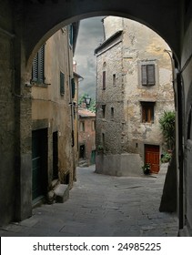 Old City Street In Italy