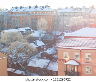 old city view winter