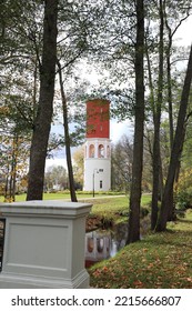 An Old City Water Tower Turned Into A Tourist Observation Tower