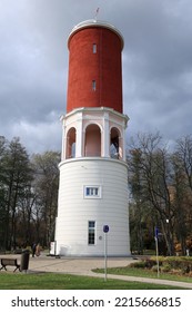 An Old City Water Tower Turned Into A Tourist Observation Tower