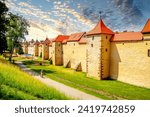Old city of Weissenburg in Bavaria, Germany 