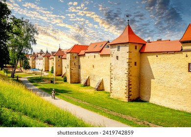 Old city of Weissenburg in Bavaria, Germany 