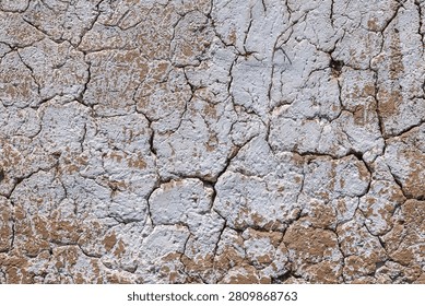 old clay adobe wall as a background