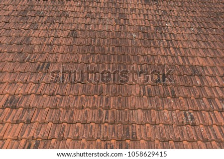 old clay tile, background