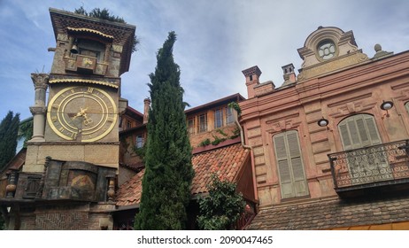 Old Clock Building On The Square