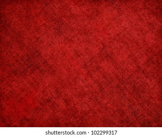 An Old Cloth Book Cover With A Diagonal Red Crosshatch Pattern And Grunge Stains.  Image Has A Pleasing Grain Texture At 100%.