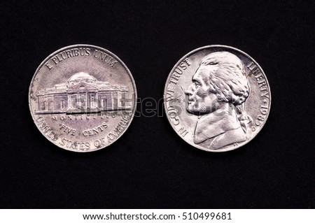 Old Coin 5 Us Dollar Cents Old Coin 5 Us Dollar Cents
