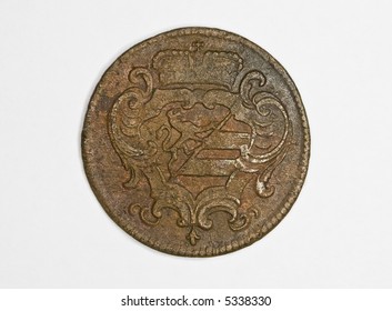 old coin, SOLDO 1760, flipside