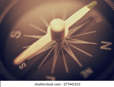 Old compass - Shutterstock ID 377442313