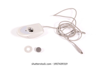 Old Computer Mouse Isolated On A White Background