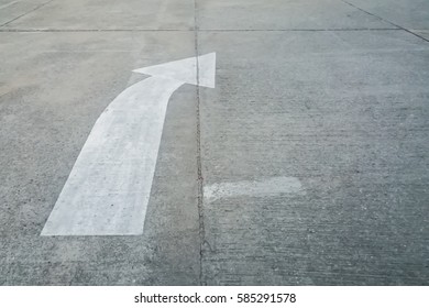 How long does it take for concrete to turn white Old Concrete Road White Turn Right Stock Photo Edit Now 585291578