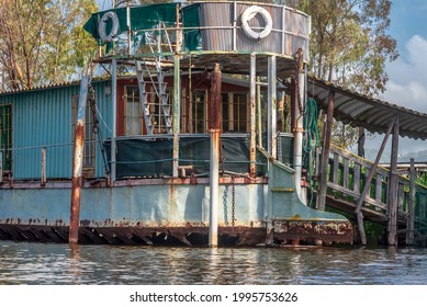 Old Construction On Lake Massaciuccoli