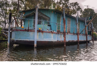 Old Construction On Lake Massaciuccoli