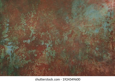 Old corrorded metal grunge texture or background 