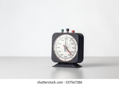 old count down timer shot in the studio
