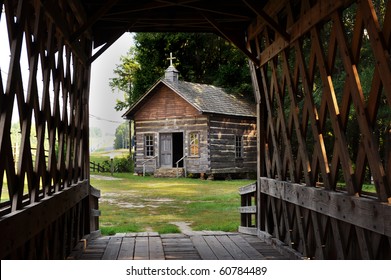 Old Country Log Church.