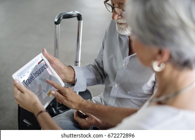 Old Couple Travel Insurance Webpage