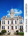 Old courthouse in the center of Warsaw, Indiana.