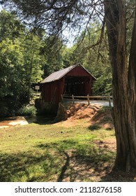 Old  Covered Bridge In Fall