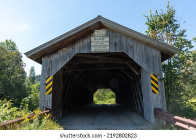 Old Covered Bridge In Vermont