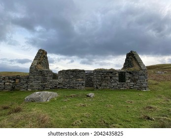 Old Croft House In Shetland Islands