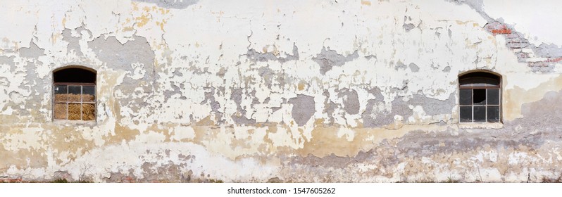 Old Crumbling Farm Wall In Poster Size