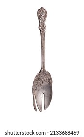 Old Cupronickel Retro Dinner Fork-Spoon