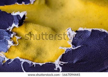 Old cushion, broken sofa abstract and background