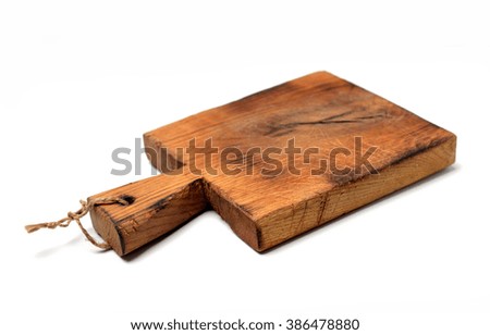 Similar – Image, Stock Photo brown wooden kitchen cutting board