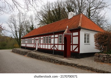 Old Danish Gard House By Graasten Castle In Denmark