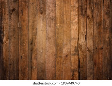 Old Dark Barn Wood Background Texture. Vintage Weathered Rough Planks Backdrop.