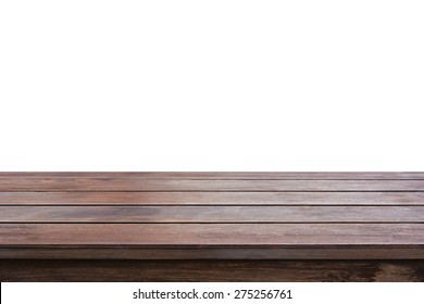 Old Dark Brown Wood Table Top - Can Be Used For Display Or Montage Your Products