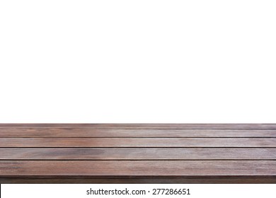 Old Dark Brown Wood Table Top - Can Be Used For Display Or Montage Your Products