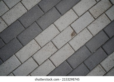 Old Dark Grey Brick Road