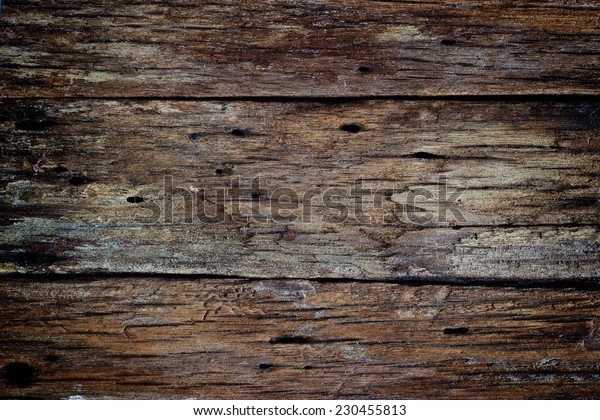 Old Dark Wood Rotten Texture Stock Photo (Edit Now) 230455813