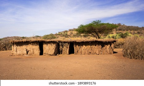 Old Datoga House In Lake Eyasi