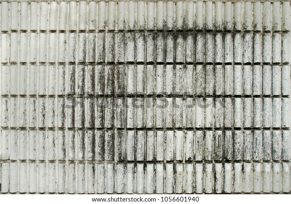 Old Decorative White Cement Block Wall Stock Photo Edit Now