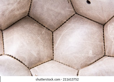 Old Deflated Soccer Ball