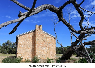 An Old Deserted Farm House In Western Australia Outback.